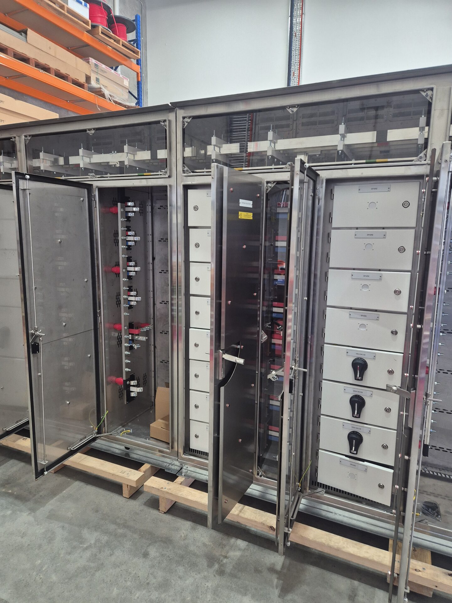 Marsden State School — distribution sections, doors open