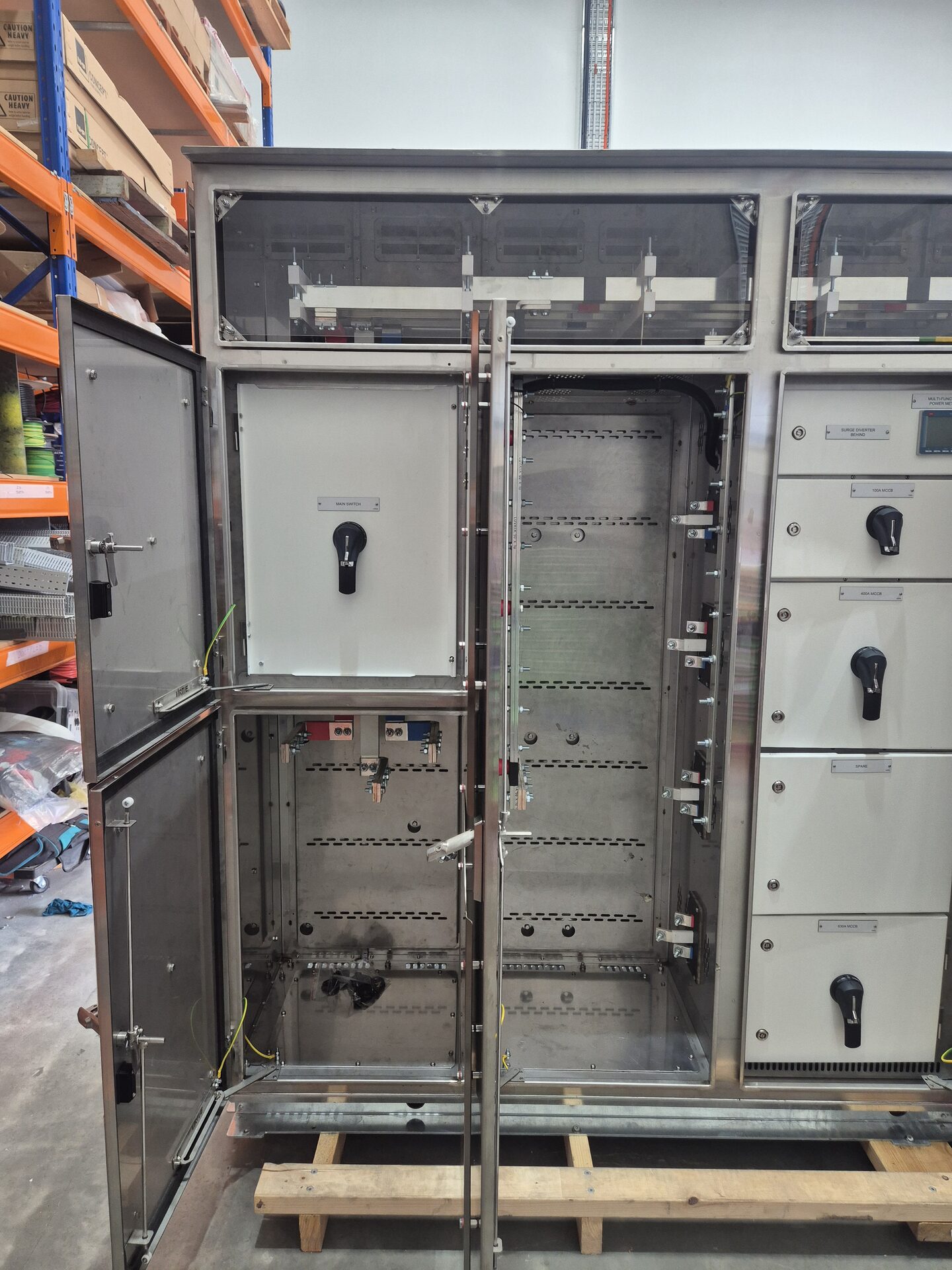Marsden State School — main switch and MCCB column