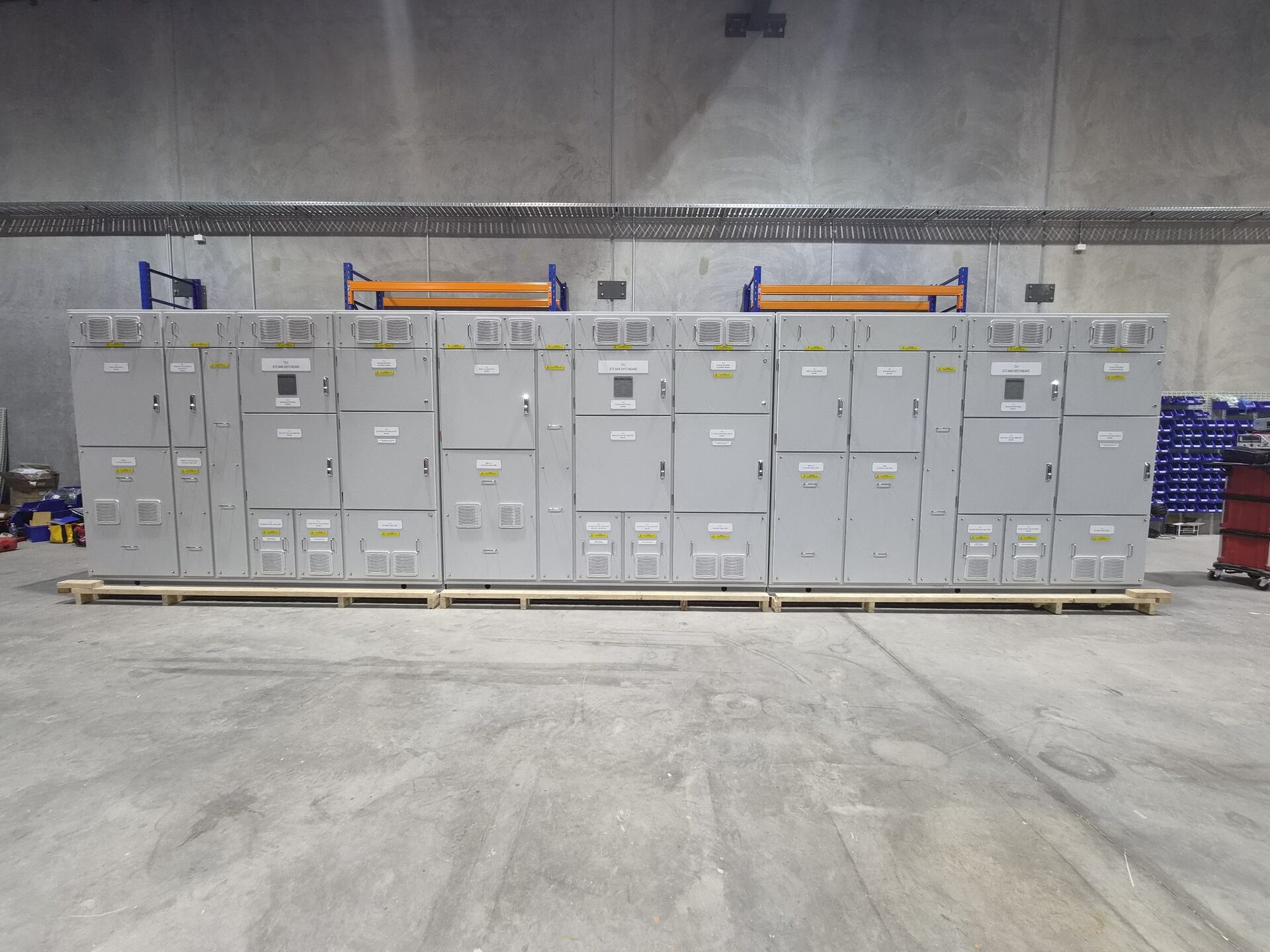 Completed switchboard run in the In Control workshop