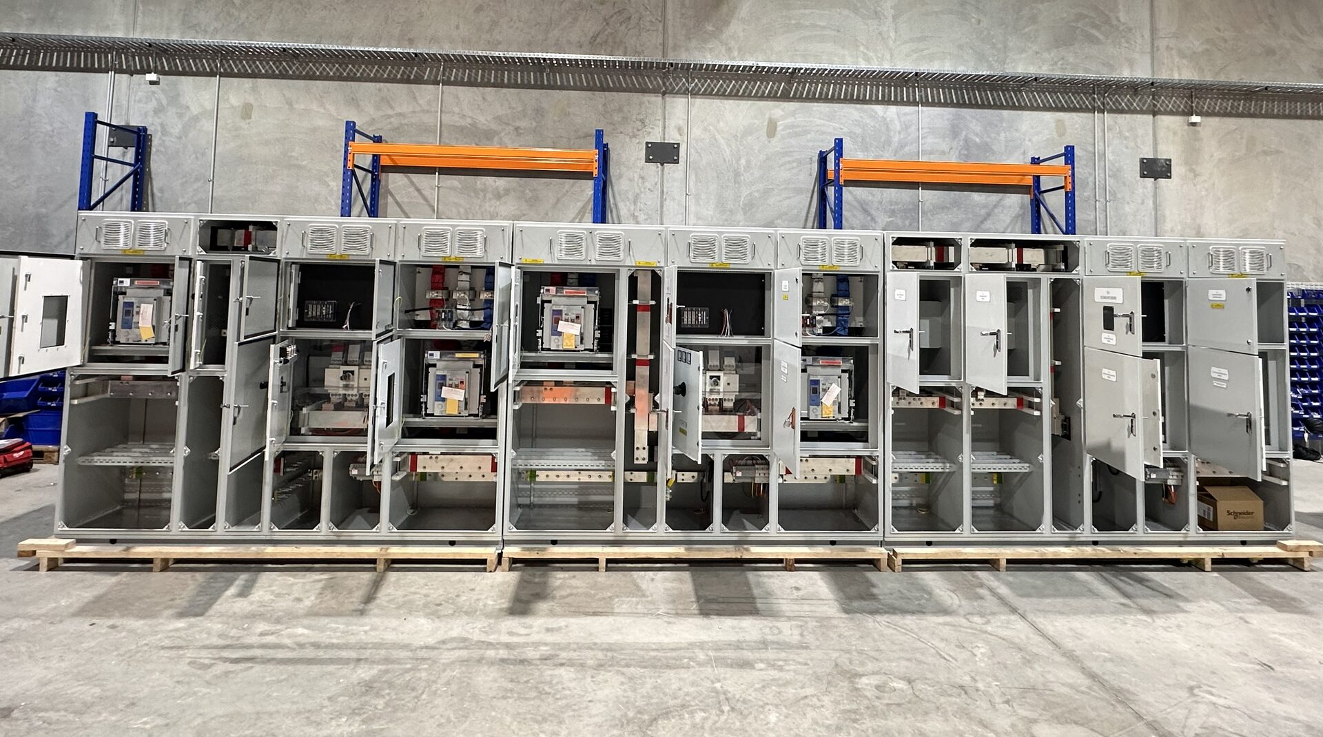 Fox Road — rising busbar and cable zone detail
