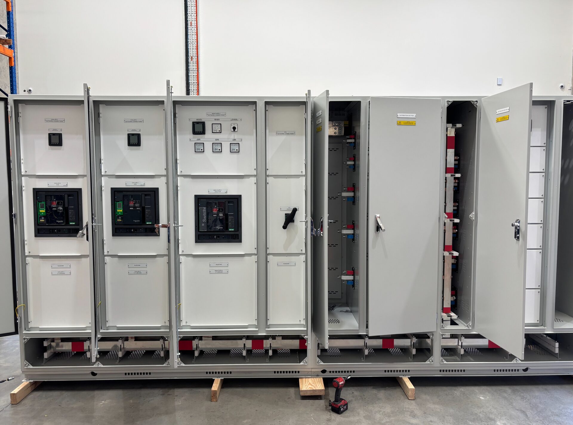Greenslopes Hospital — chiller and main supply ACB sections